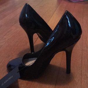 Black high heels